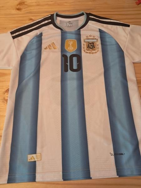 CAMISETA ARGENTINA CELESTE BLANCA TALLE ESPEC.