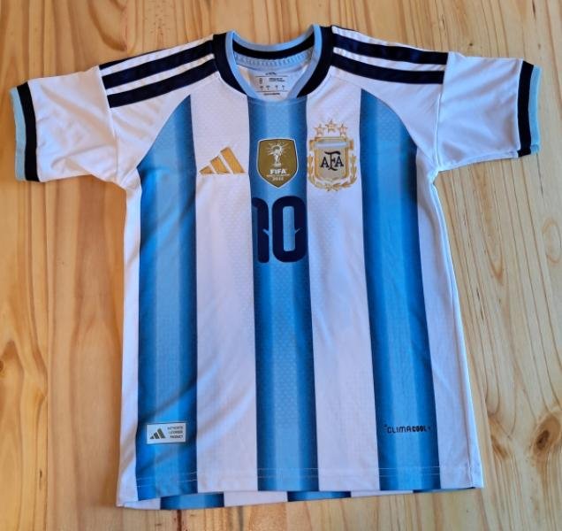 CAMISETA ARGENTINA CELESTE BLANCA ADULTO