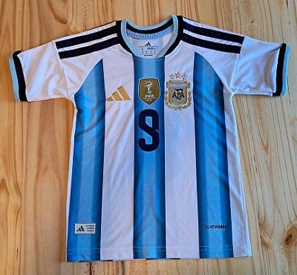 CAMISETA ARGENTINA CELESTE BLANCA NIÑO foto 1